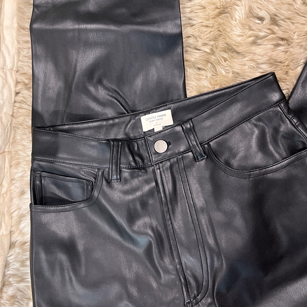 Gentle Fawn Black High Rise Jeans Sleek and Modern